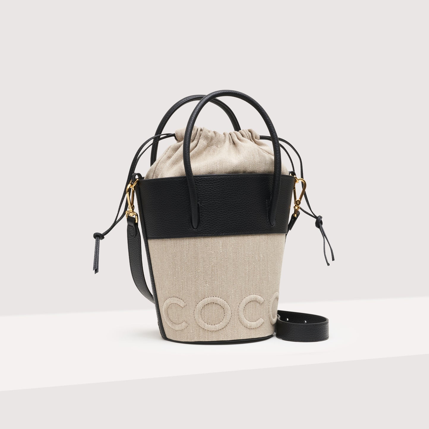 COCCINELLEMYRTHA CANVAS BUCKET BAG