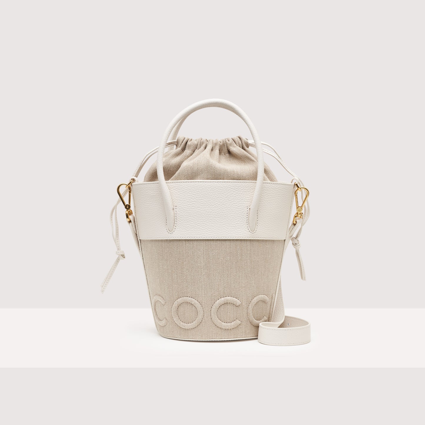 COCCINELLEMYRTHA CANVAS BUCKET BAG