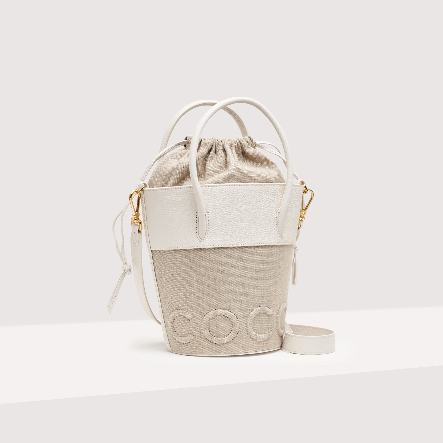 COCCINELLEMYRTHA CANVAS BUCKET BAG