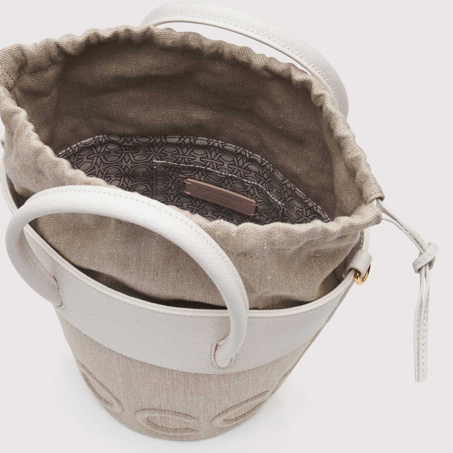 COCCINELLEMYRTHA CANVAS BUCKET BAG